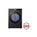 Almo LG 7.4 cu. ft. Large Capacity Smart Stackable Front-Loading Electric Dryer DLEX4200B